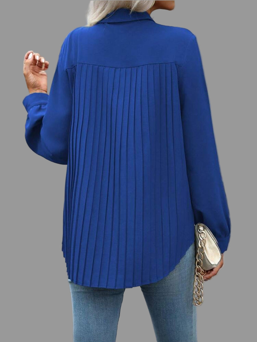 CAMISA AMPLIA CON TRASERO PLISADO 8 CLRS