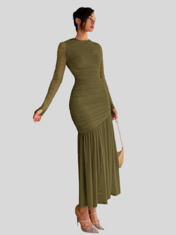 VESTIDO DE TUL DRAPEDO 19 CLRS