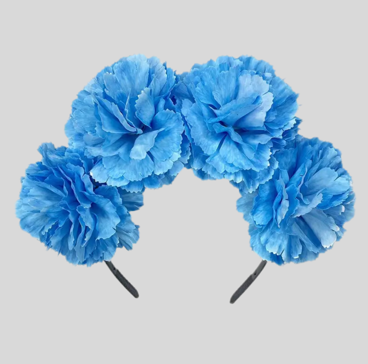 DIADEMA TOCADO DE FLORES GRANDE 9 CLRS