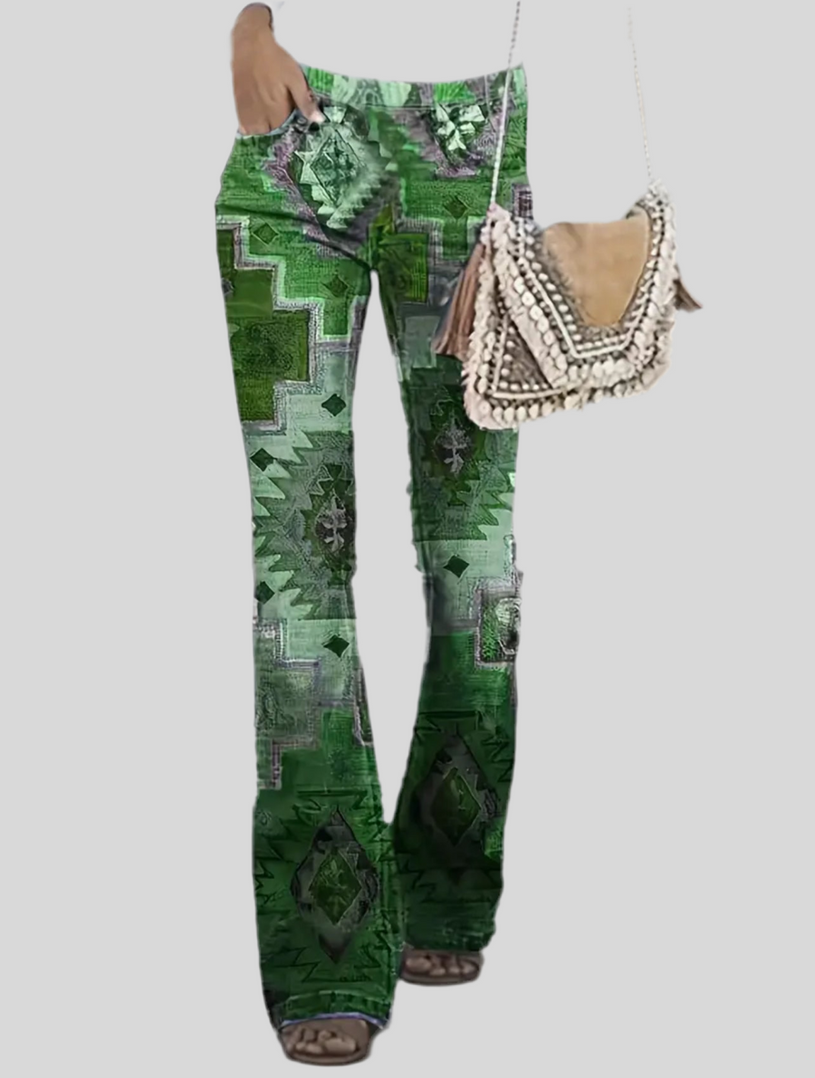 PANTALONES DE LYCRA CAMPANA 5 CLRS