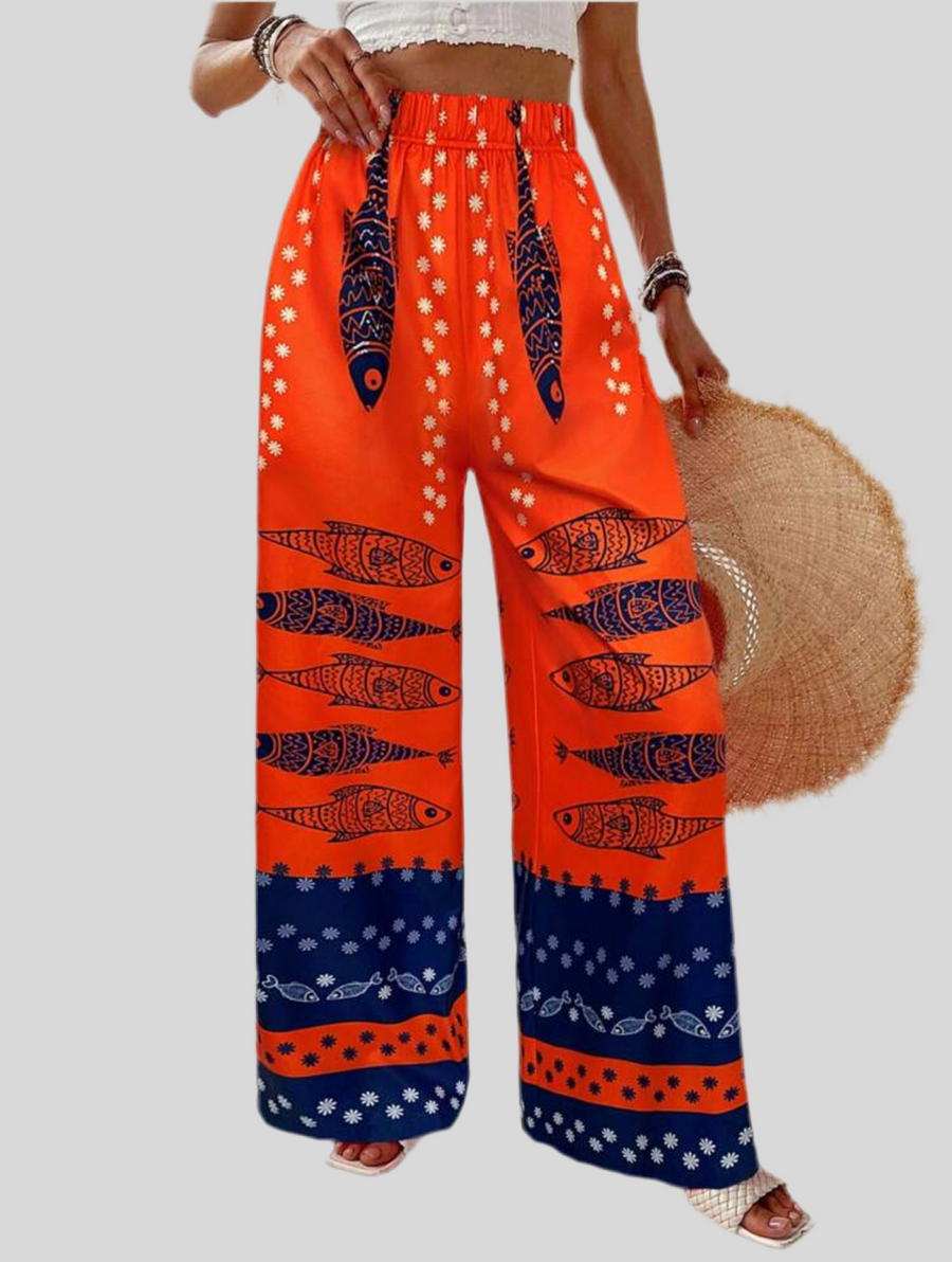 PANTALÓN DE VERANO ESTAMPADO 7 CLRS