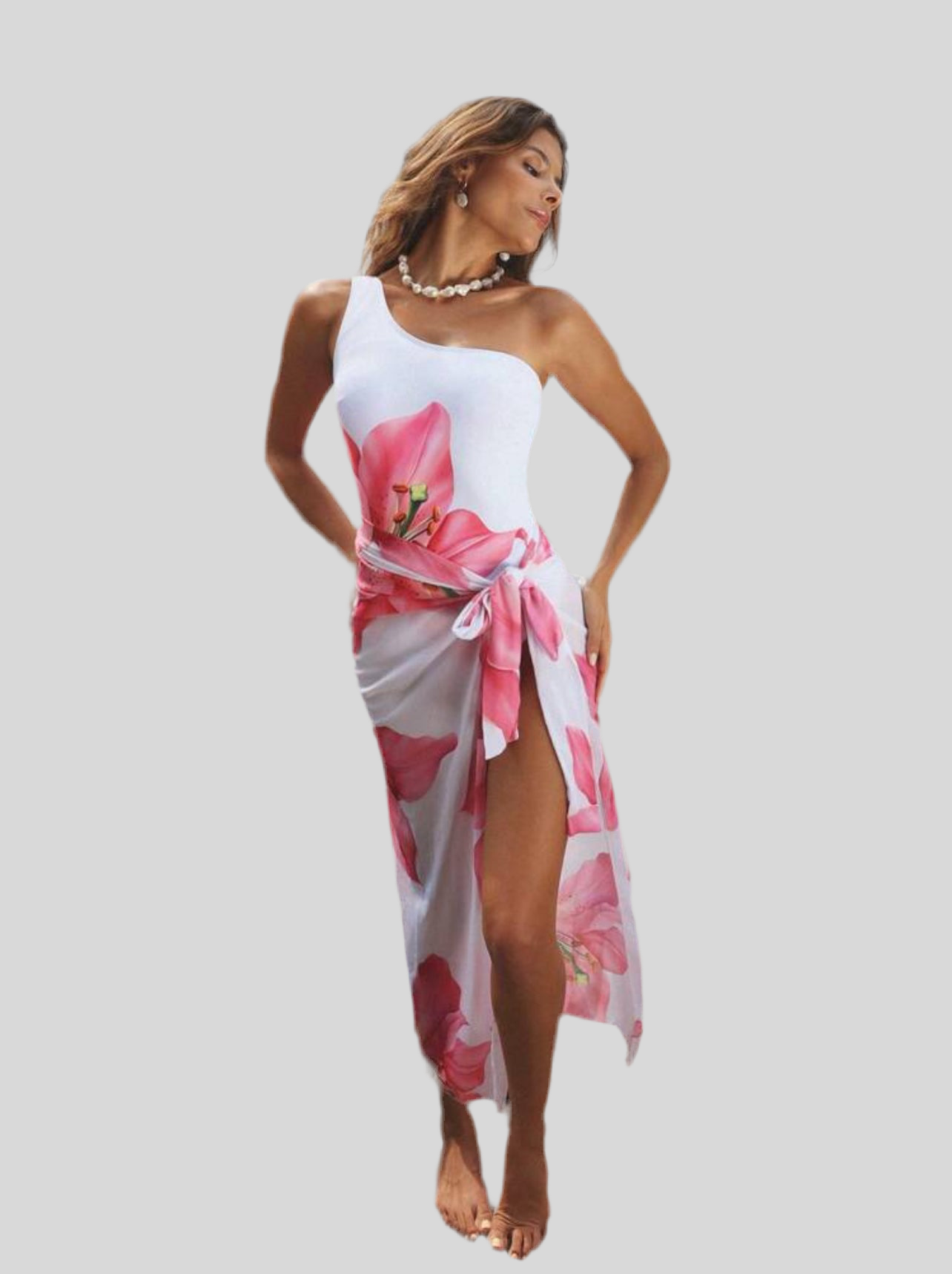 CONJUNTO TRAJE DE BAÑO Y PAREO 2 CLRS