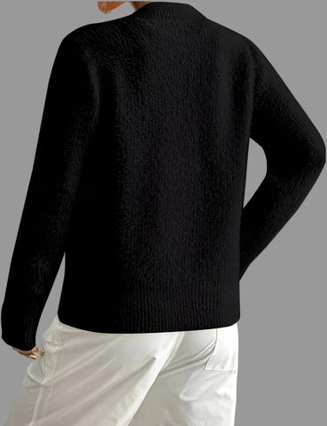 CHAQUETA DE PUNTO BOTON CORAZON 8 CLRS