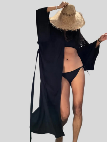 KIMONO LISO CON CINTURÓN 4 CLRS
