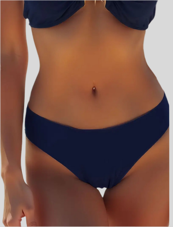 BIKINI CLÁSICO CON CIERRE DORADO