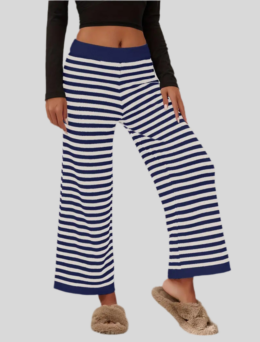 PANTALÓN DE RAYAS ESTILO MARINERO 4 CLRS