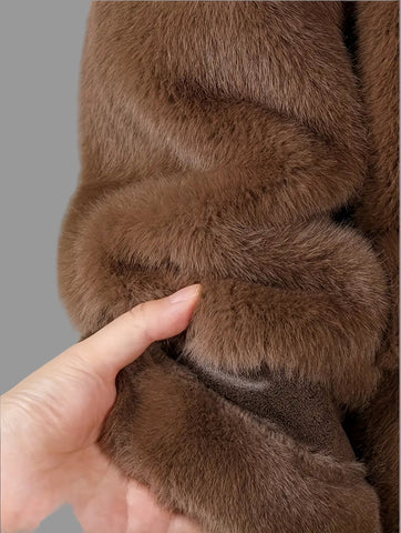 ABRIGO DE PELO ECOLÓGICO VISÓN 1 CLR