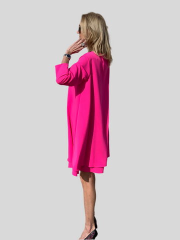 BAVARIA DOPPELLAGENKLEID AUS KREPP MIT UNGLAUBLICHEM FALL