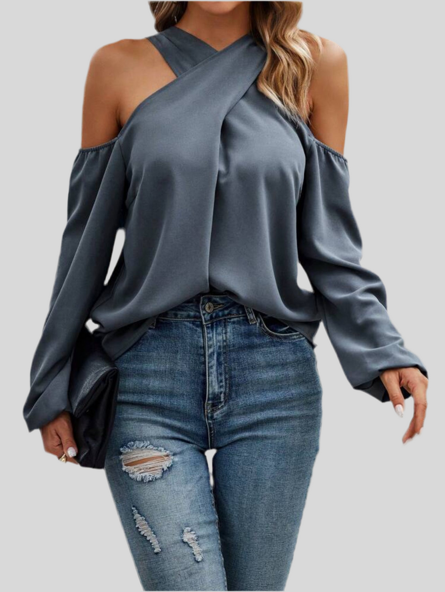 CAMISA DE HOMBROS ABIERTOS 5 CLRS