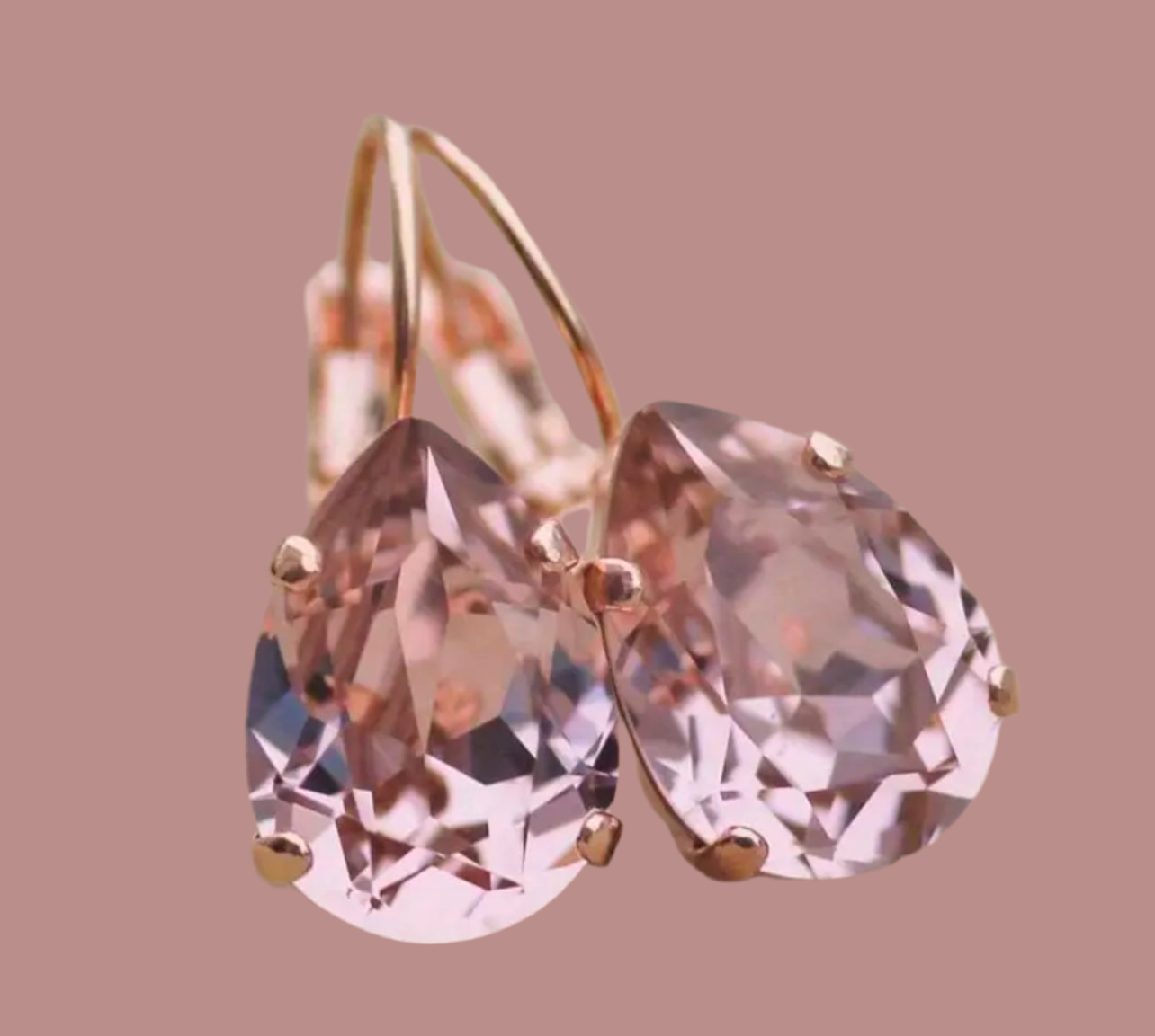 PENDIENTES DE CRISTAL DE GOTA 2 CLRS