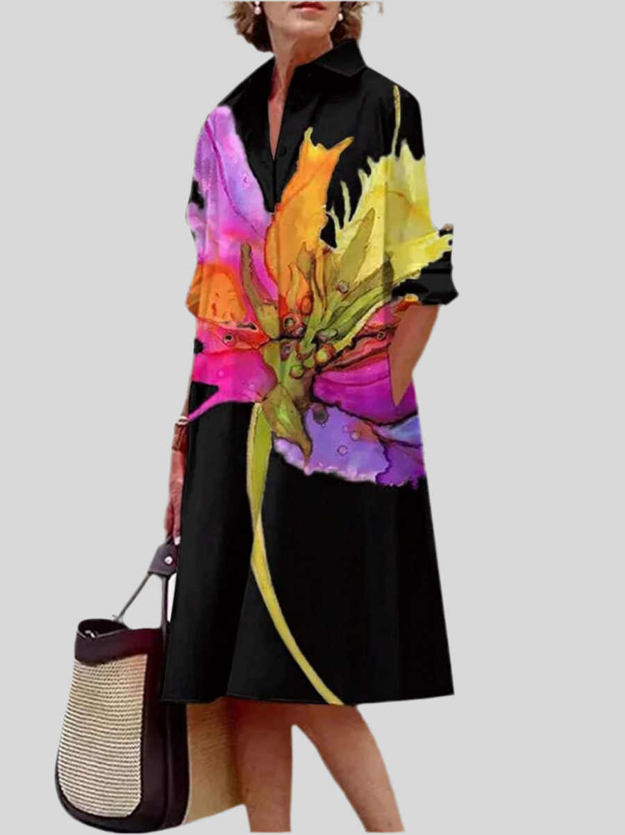 VESTIDO CAMISERO AMPLIO 6 CLRS