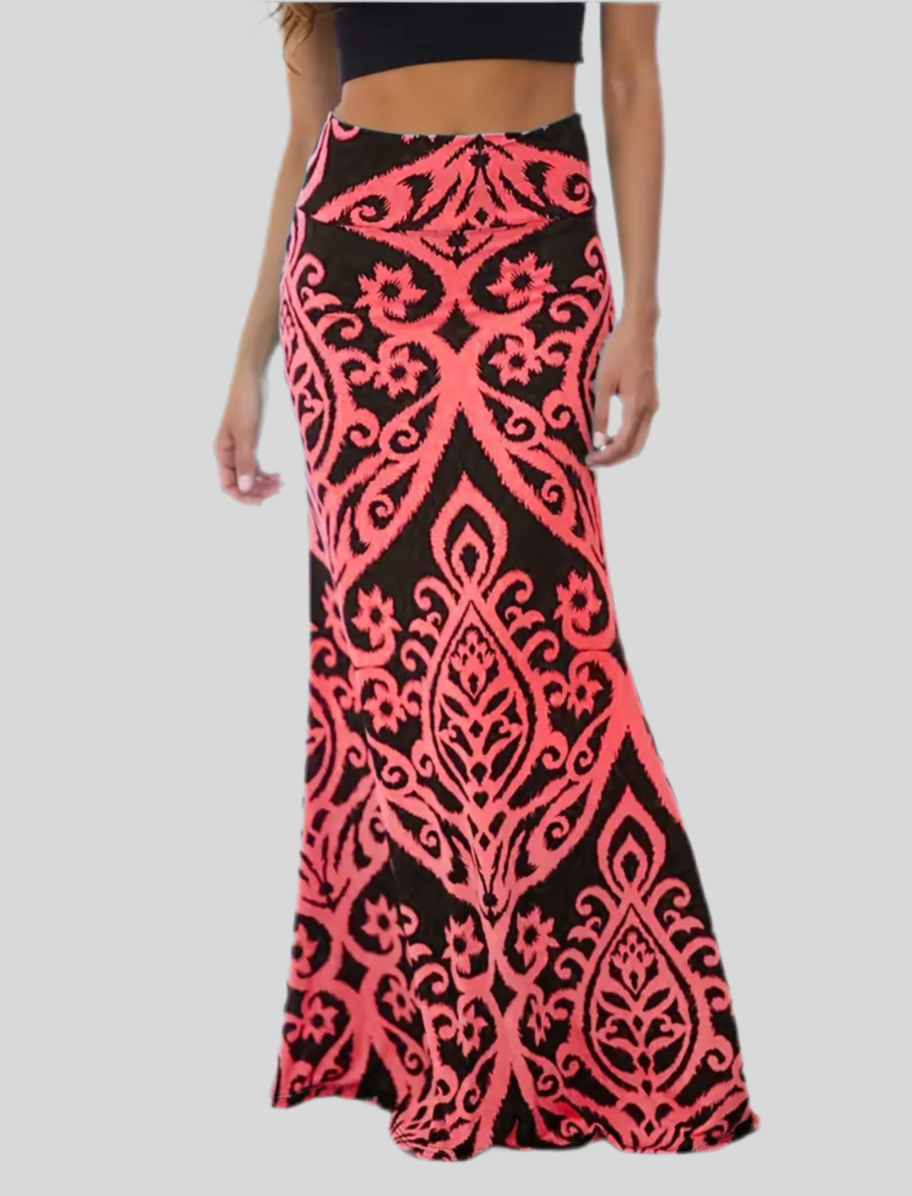 FALDA LARGA DE LYCRA SIRENA 3 CLRS