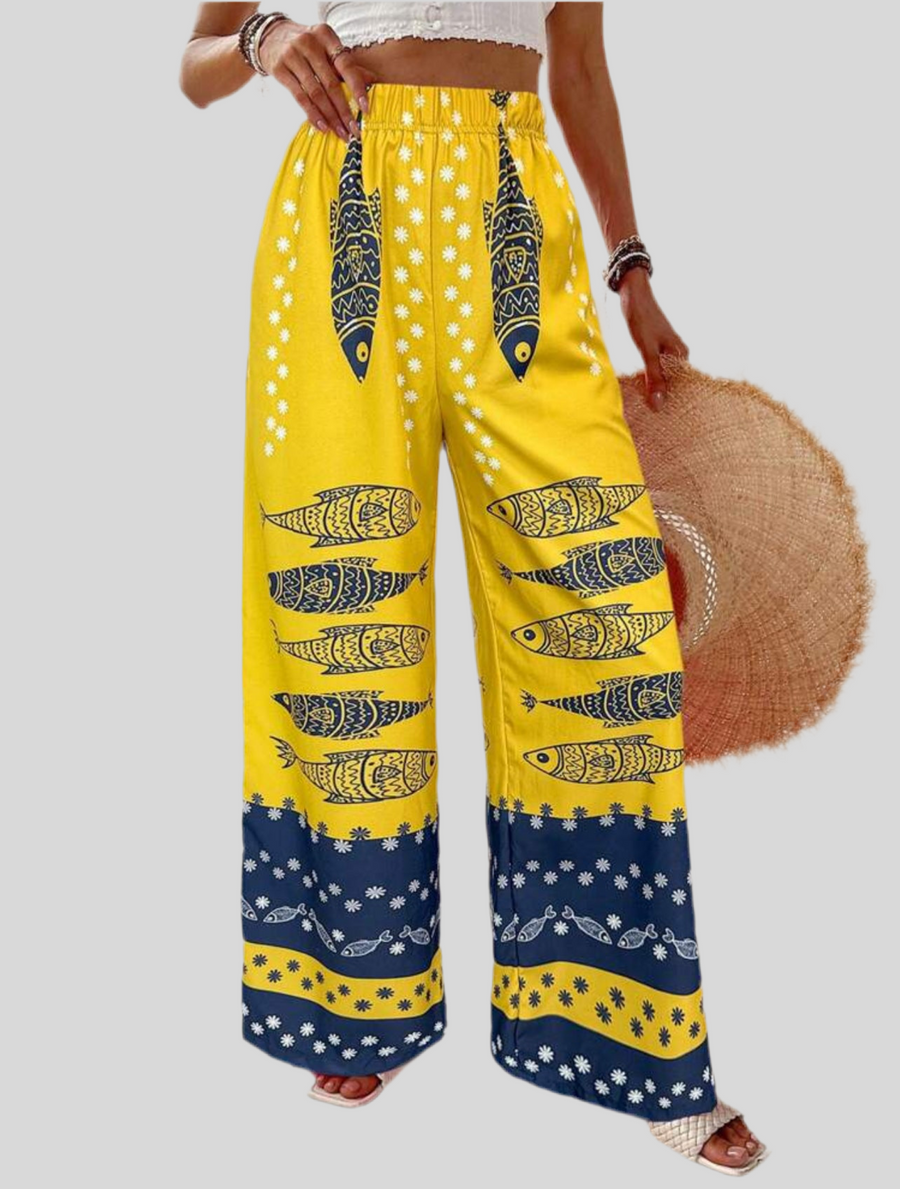 PANTALÓN DE VERANO ESTAMPADO 7 CLRS