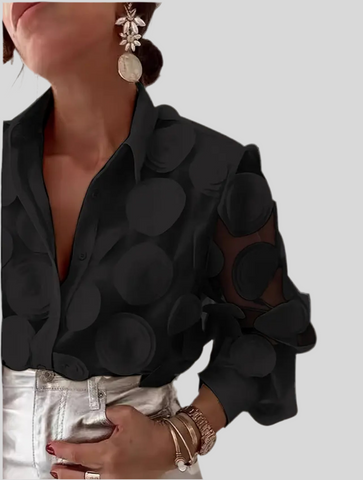 CAMISA DE ORGANZA CÍRCULOS 6 CLRS