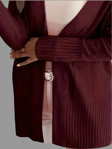 CHAQUETA DE PUNTO OVERSIZED MUY AMPLIA 20CLRS