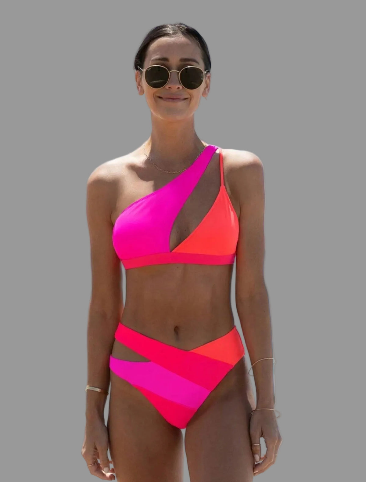 BIKINI ASIMÉTRICO BANDAS 2 CLRS