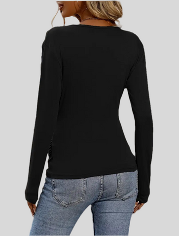 CAMISETA DE MANGA CRUZADA 6 CLRS