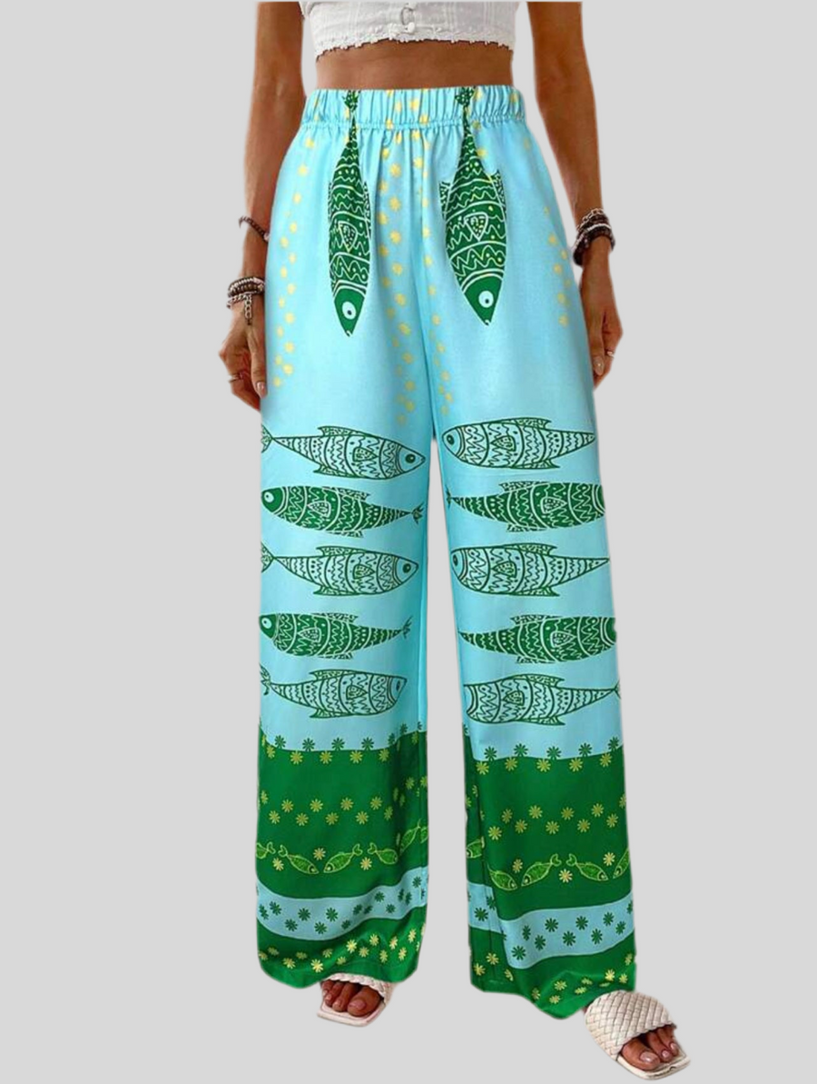 PANTALÓN DE VERANO ESTAMPADO 7 CLRS
