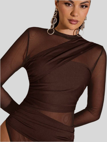 BODY SEMI TRANSPARENTE  5 CLRS