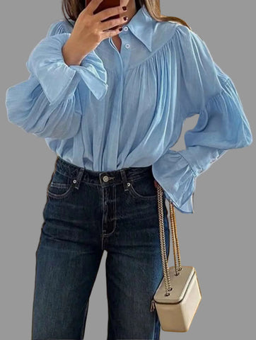 CAMISA CON CANESÚ Y PUÑOS 2 CLRS