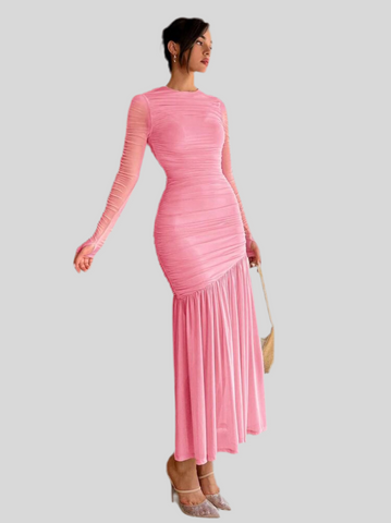 VESTIDO DE TUL DRAPEDO 19 CLRS