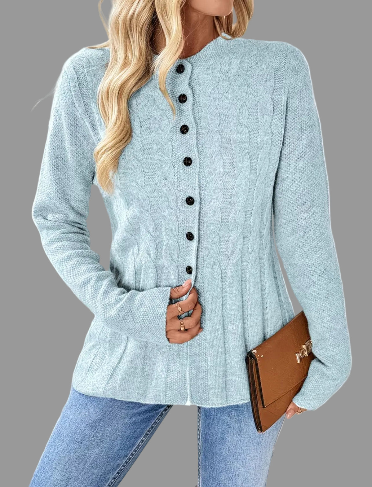 CHAQUETA DE PUNTO ENTALLADA 7 CLRS