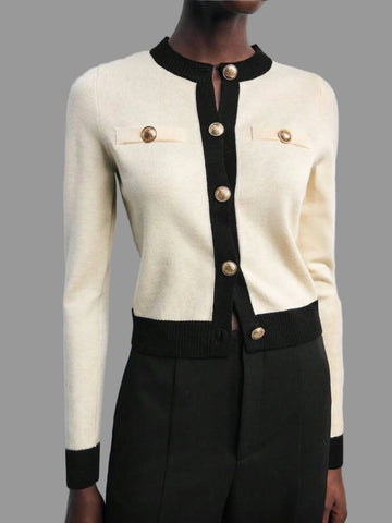 CHAQUETA PUNTO CORTA BORDE 4 CLRS