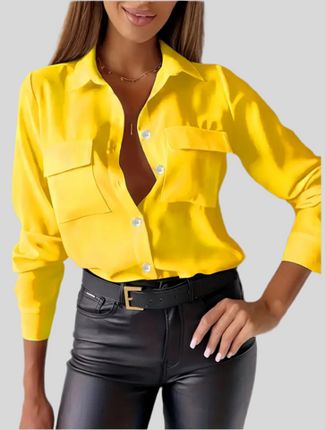 CAMISA CON BOLSILLOS SOLAPA 6 CLRS