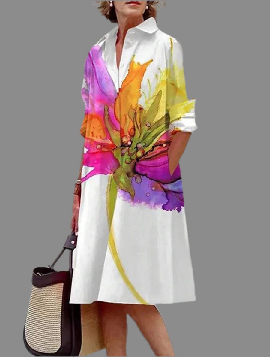 VESTIDO CAMISERO AMPLIO 6 CLRS