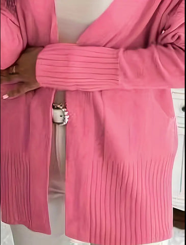 CHAQUETA DE PUNTO OVERSIZED MUY AMPLIA 20CLRS