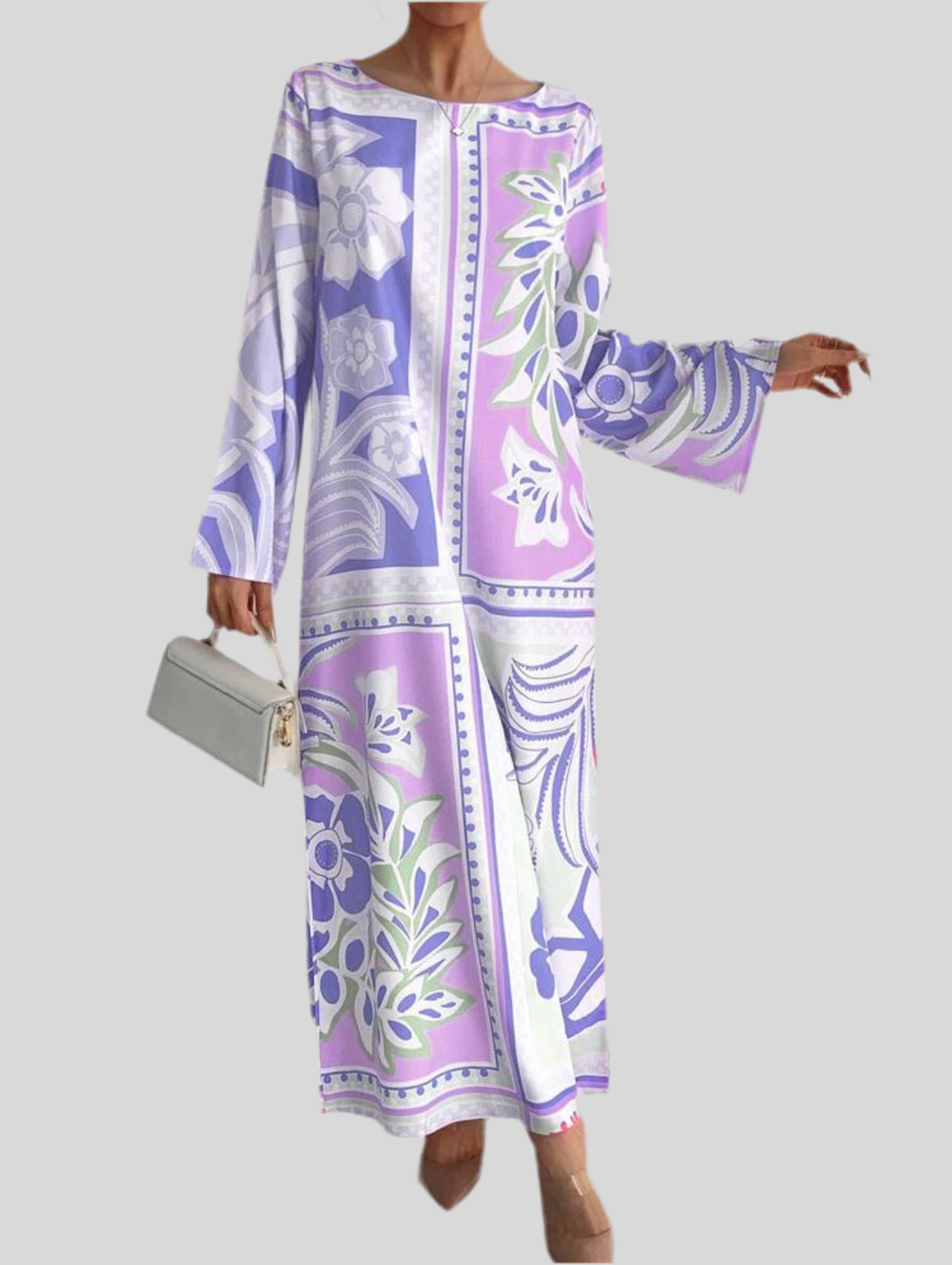 KAFTAN AMPLIO ESTAMPADO 2 CLRS