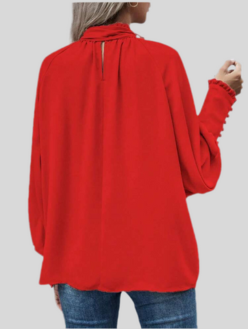 CAMISA CON CON LAZADA Y PUÑOS 10 CLRS