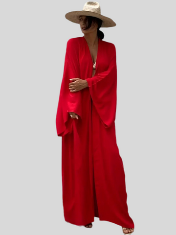 KIMONO LISO CON CINTURÓN 4 CLRS