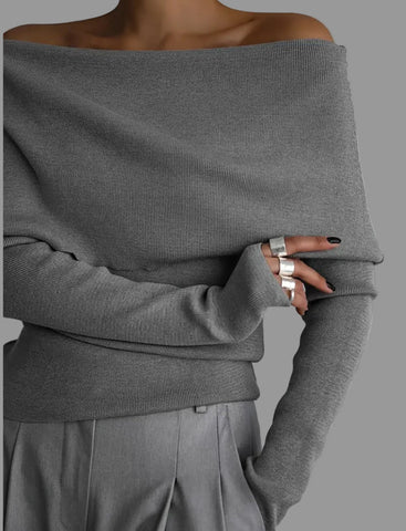 JERSEY ENTALLADO CUELLO AMPLIO  3 CLRS