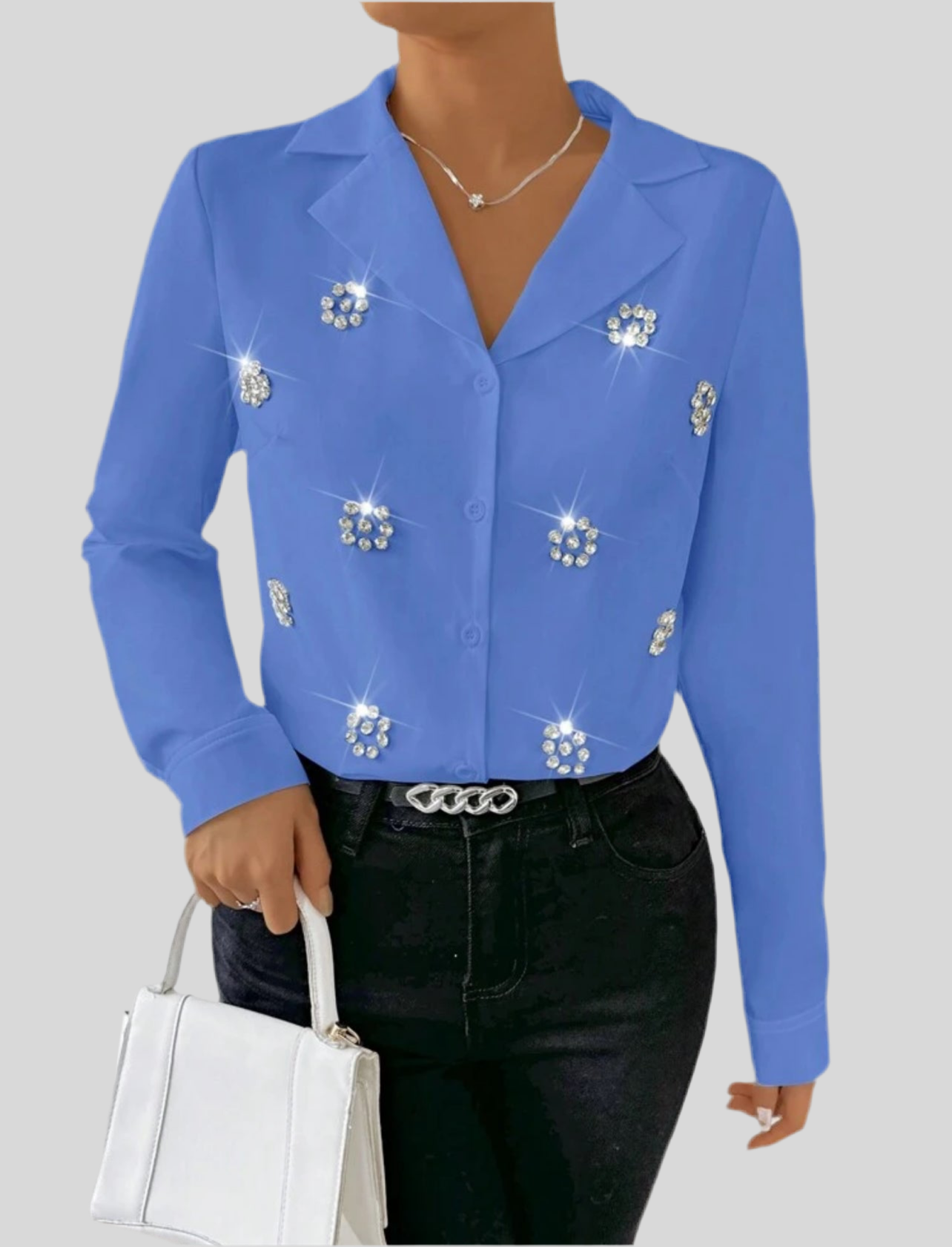 CAMISA CLÁSICA CON DIAMANTES 2 CLRS