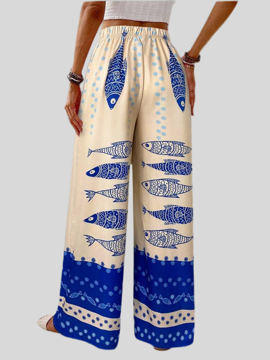 PANTALÓN DE VERANO ESTAMPADO 7 CLRS