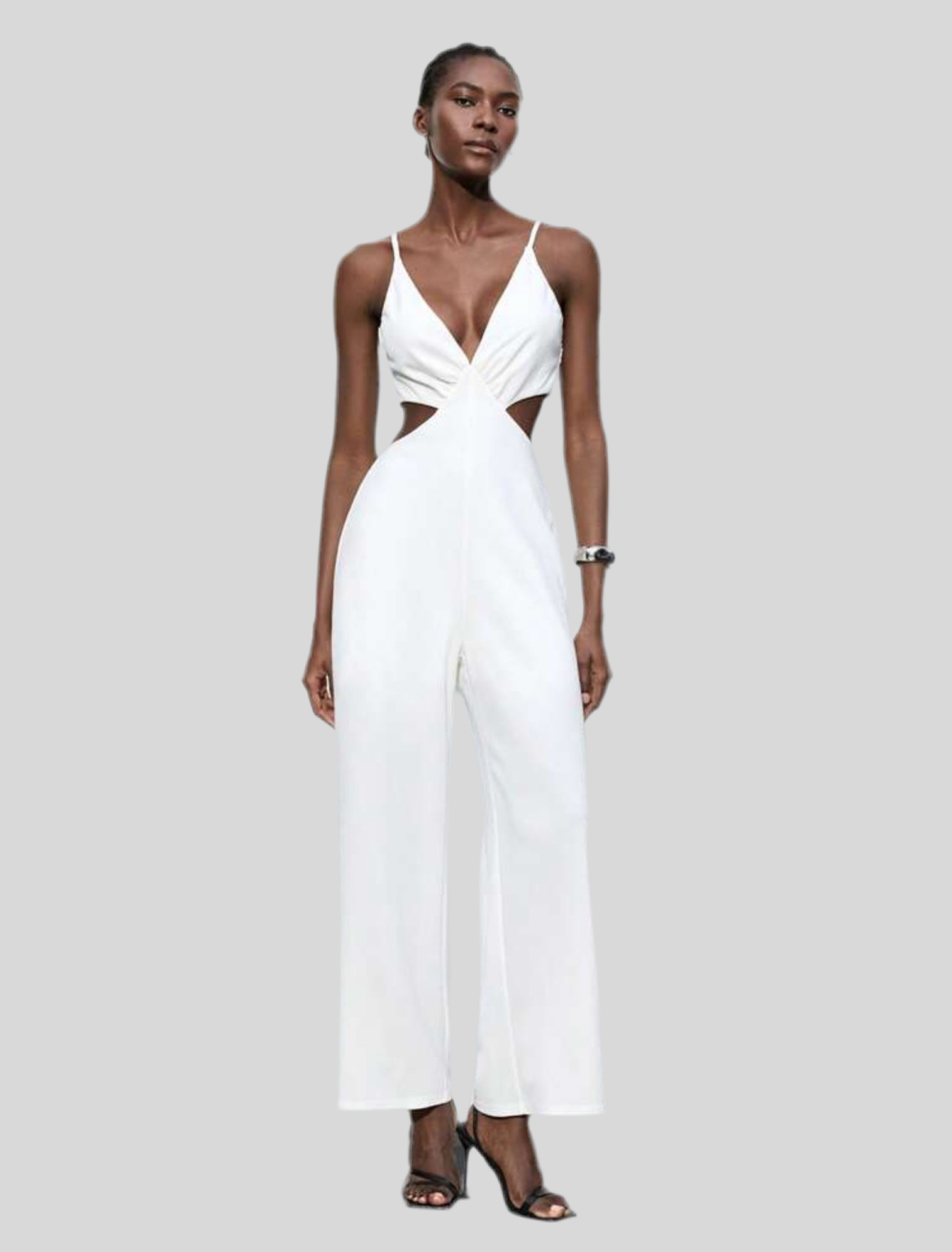 MONO CRUZADO CUTOUT BLANCO