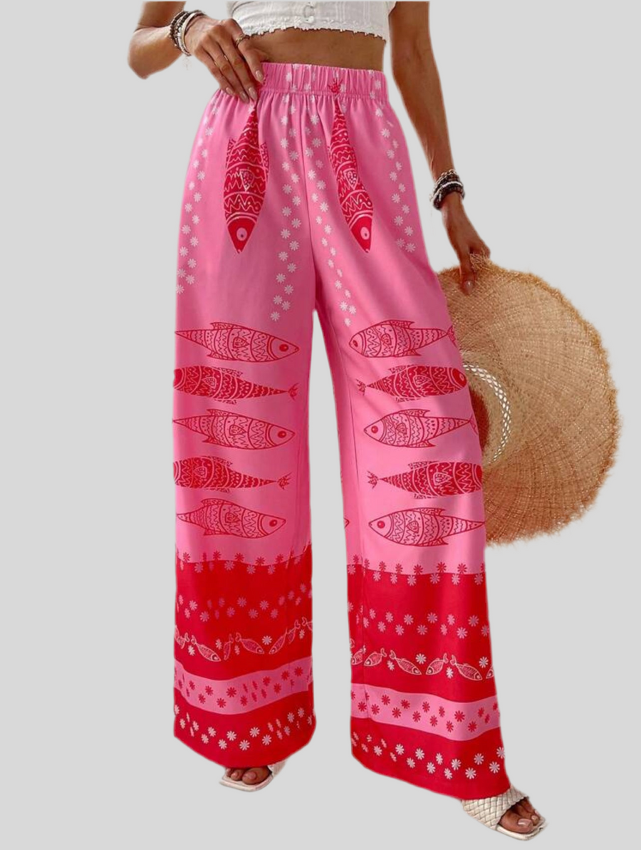 PANTALÓN DE VERANO ESTAMPADO 7 CLRS
