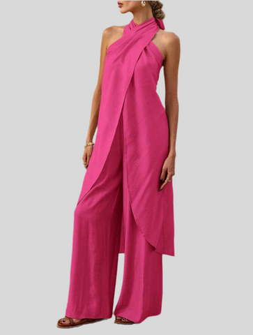 CONJUNTO TOP LARGO CON LAZO 6 CLRS