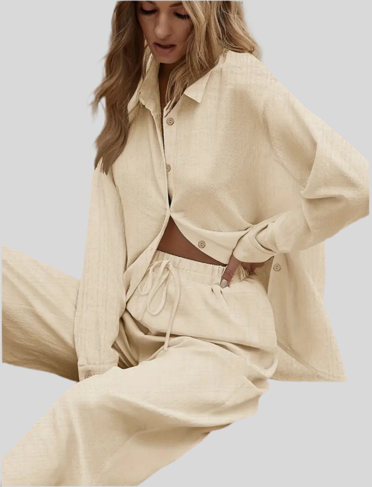 CONJUNTO PANTALÓN AMPLIO CÓMODO 5 CLRS