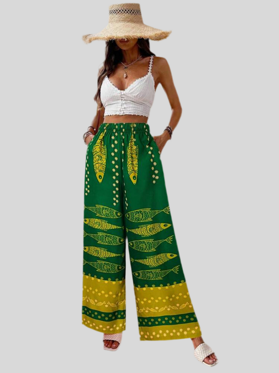 PANTALÓN DE VERANO ESTAMPADO 7 CLRS
