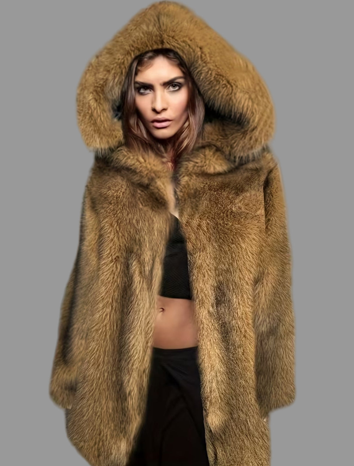 CAZADORA ECO PIEL FAUX FUR ZORRO