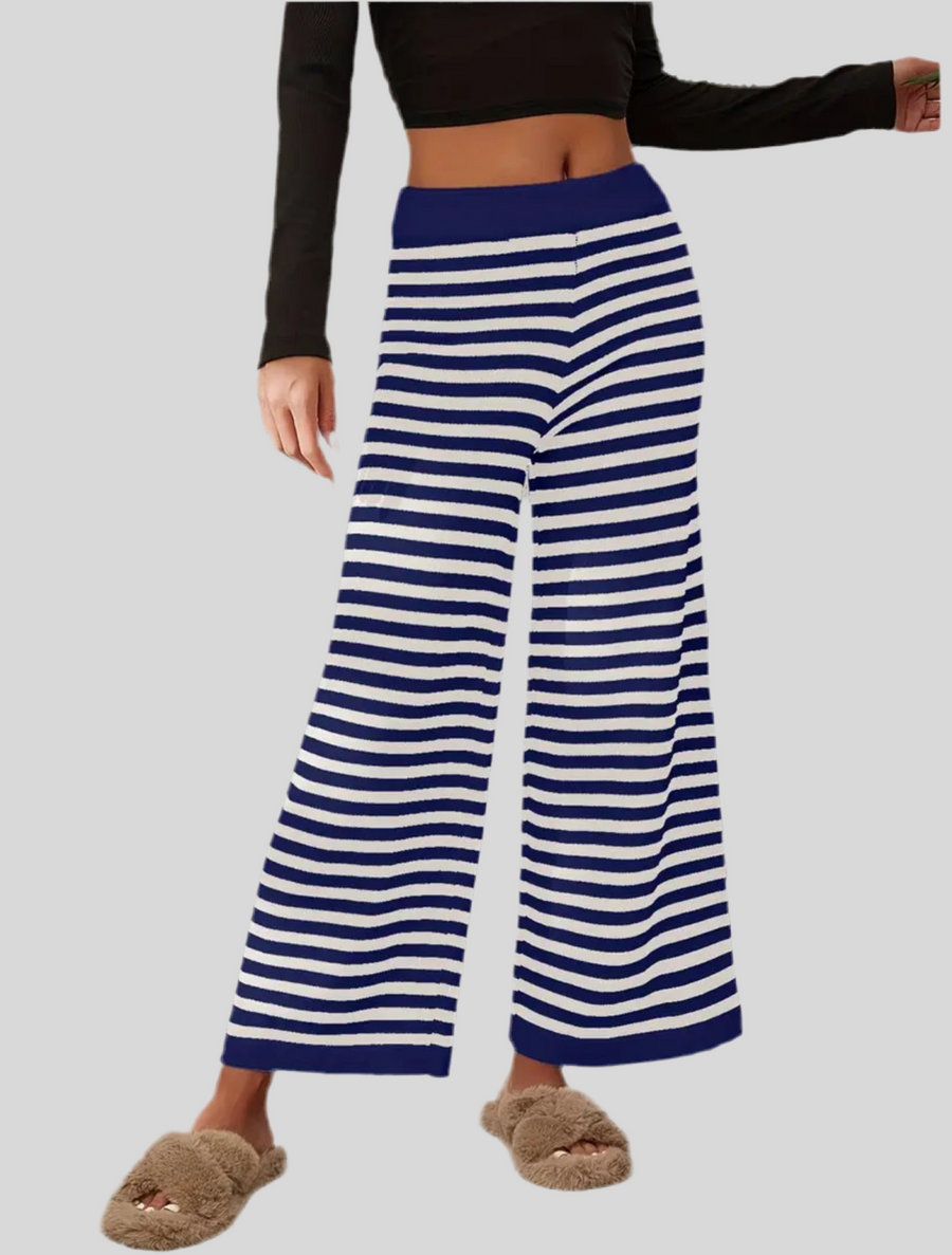 PANTALÓN DE RAYAS ESTILO MARINERO 4 CLRS