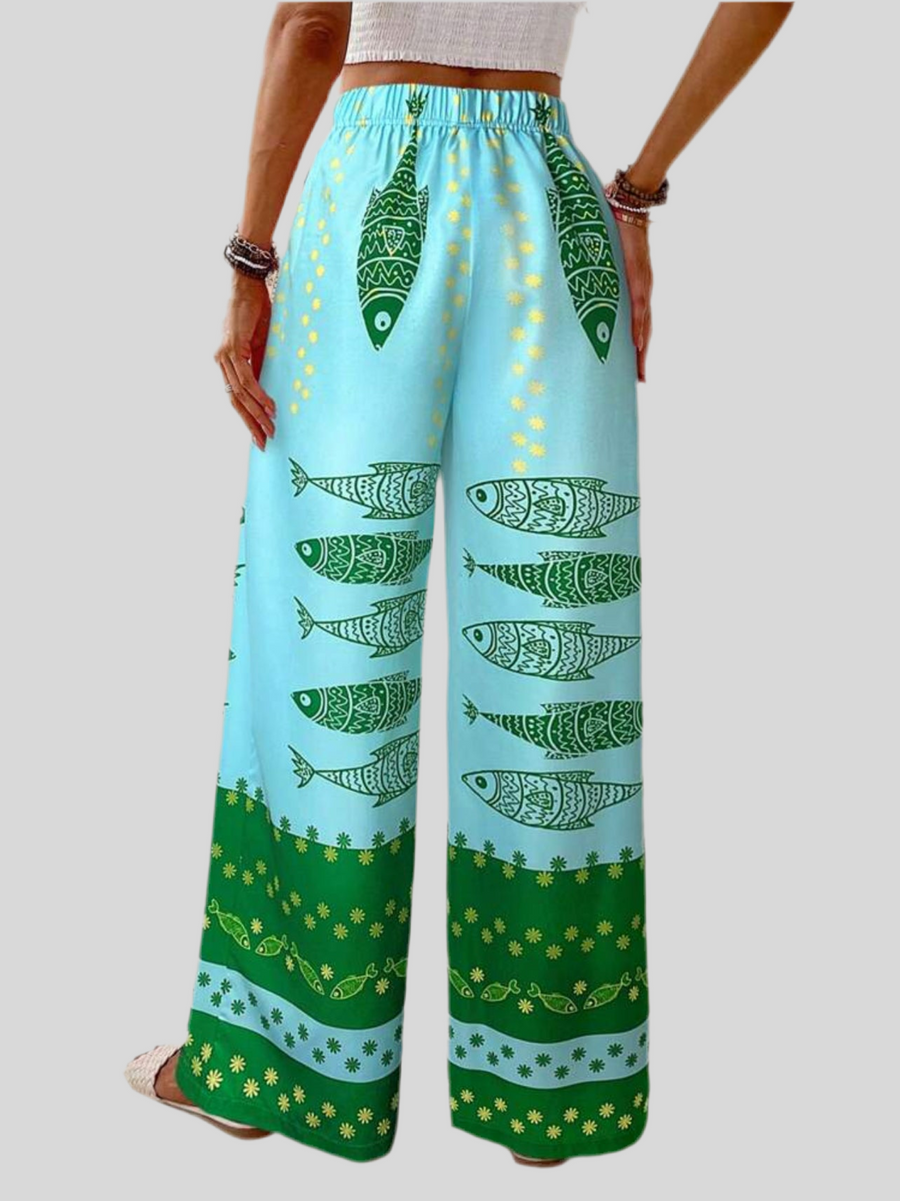 PANTALÓN DE VERANO ESTAMPADO 7 CLRS