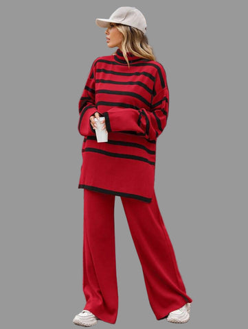 CONJUNTO DE PUNTO JERSEY RAYAS 12 CLRS