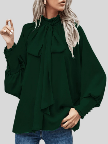 CAMISA CON CON LAZADA Y PUÑOS 10 CLRS