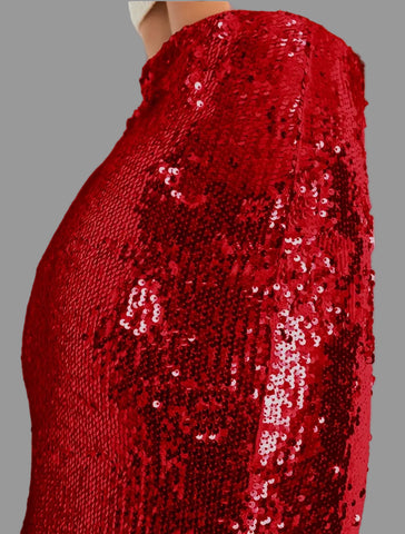 FALDA RECTA DE LENTEJUELAS 4 CLRS