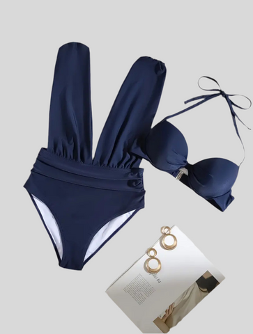 TRAJE DE BAÑO BIKINI ATADO CUELLO