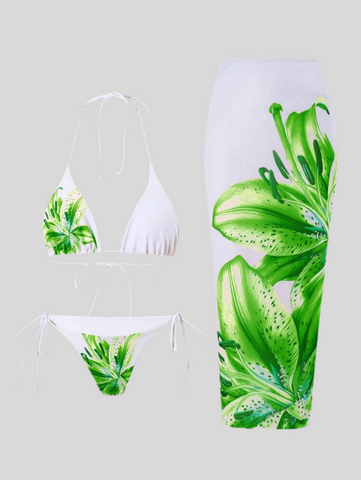 CONJUNTO DE BIKINI Y FALDA NET 16 CLRS