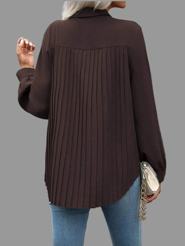 CAMISA AMPLIA CON TRASERO PLISADO 8 CLRS